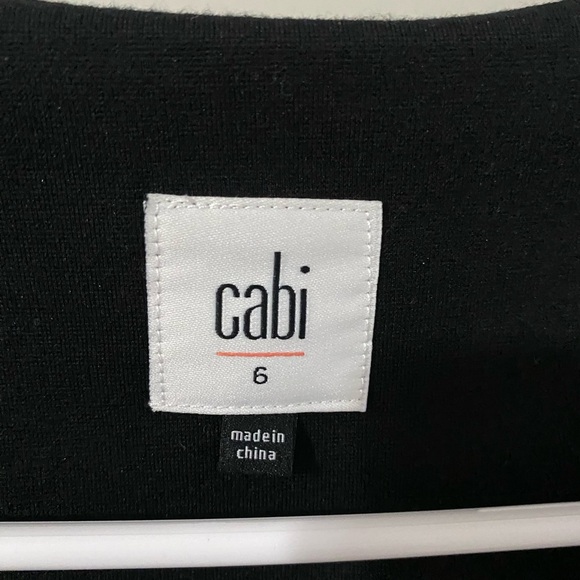 Cabi size 6 black blazer 3/4 sleeve - Picture 2 of 9